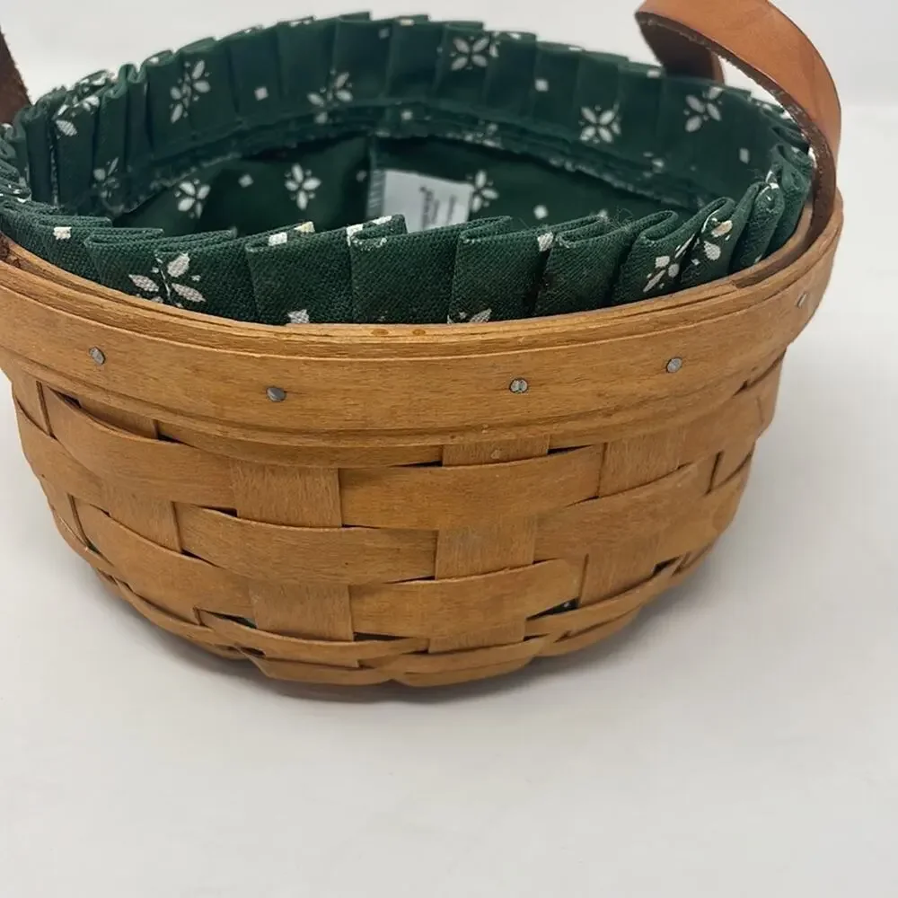 Bundle of two small 1993/1995 Longaberger baskets